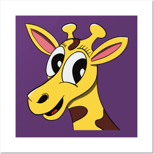 Happy Giraffe Posters and Art